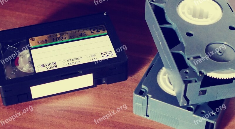 Video Tapes Movie Old Retro