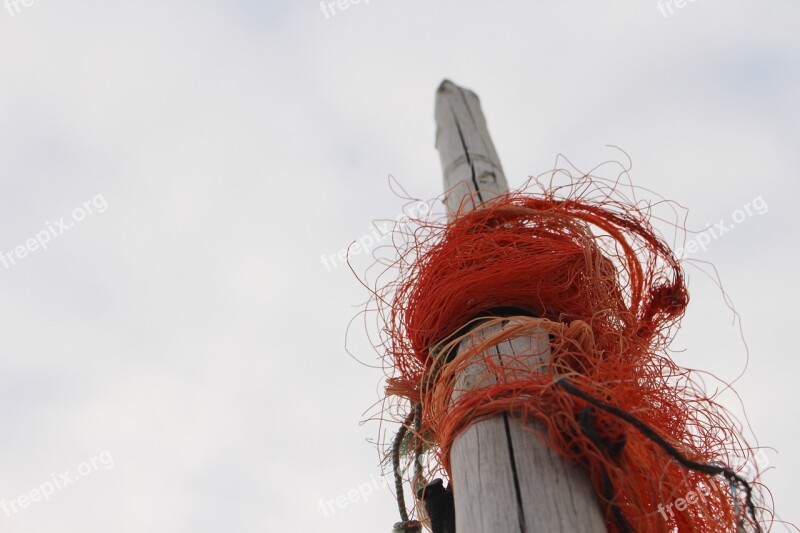 Clouds Orange Post Denmark Grey