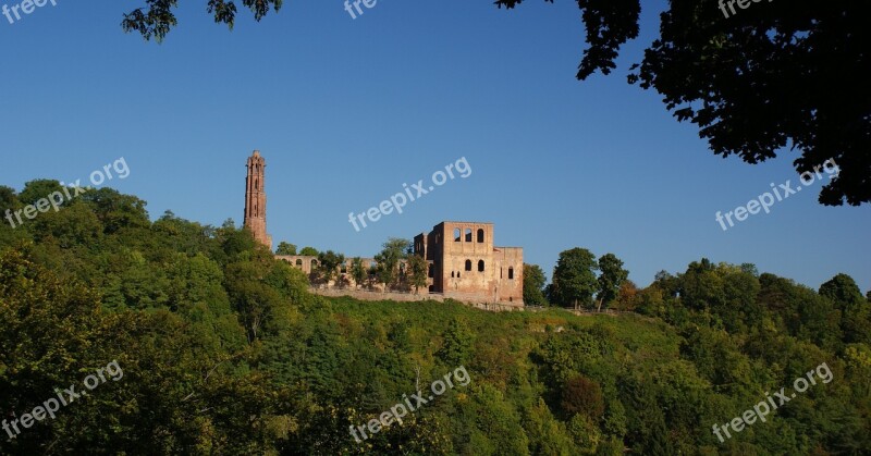 Monastery Ruins Limburg Palatinate Recovery Hiking