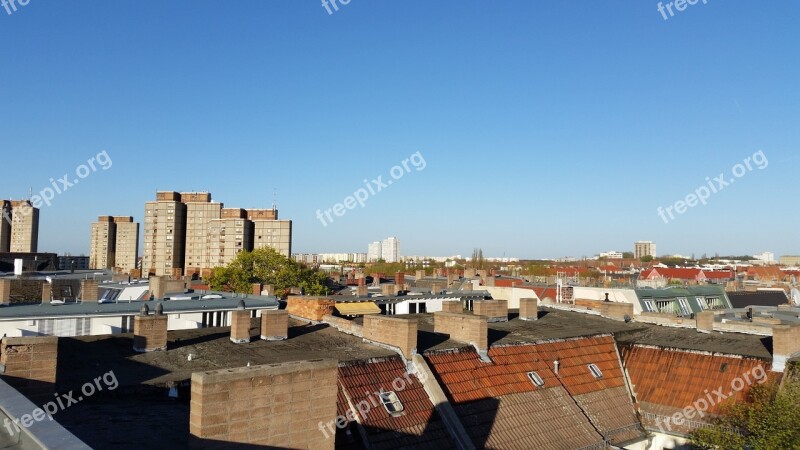 Berlin City View Prenzlauerberg Roofs Free Photos