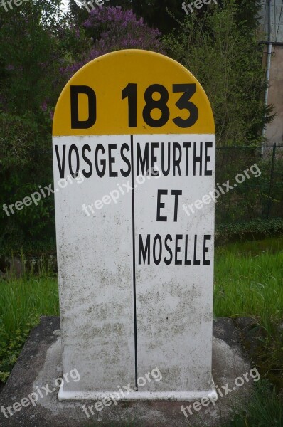 Terminal Vosges Meurthe And Moselle Road Departmental