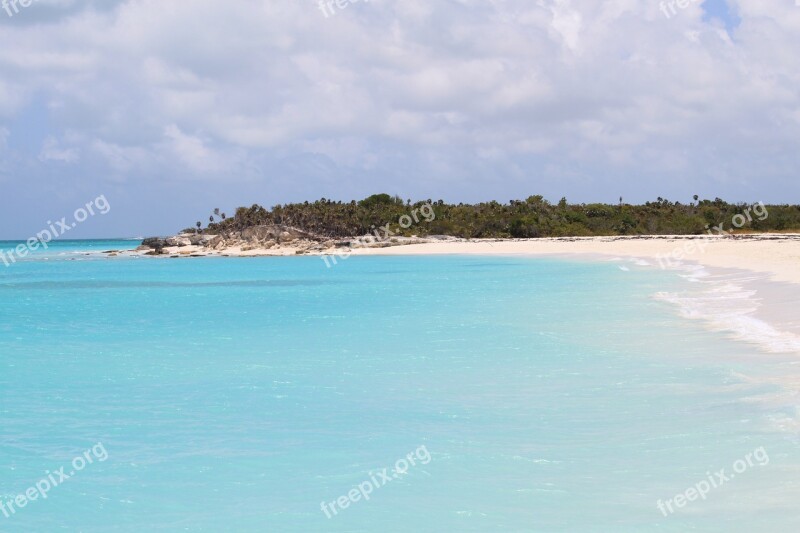 Turks And Caicos Beach Caicos Ocean Water