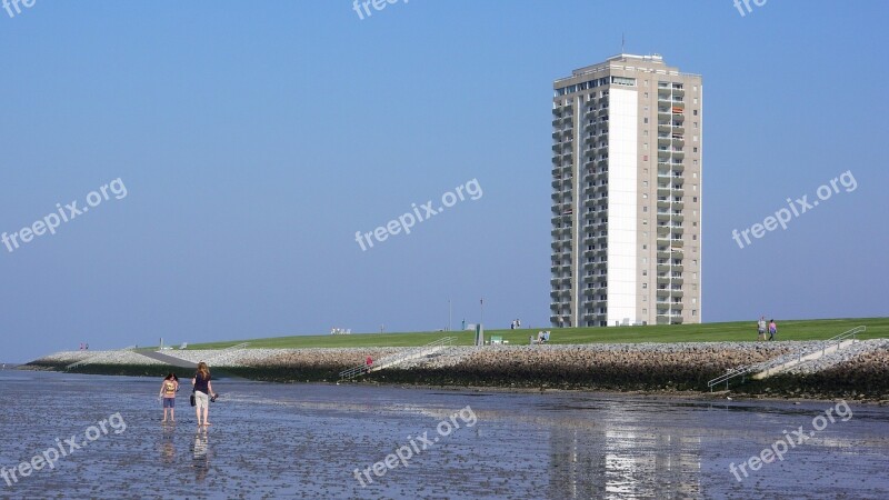 North Sea Beach Germany Prefabricated House Hotel