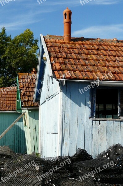 Fishermen's Cabins Oysters Networks Timber Façade Tile Free Photos