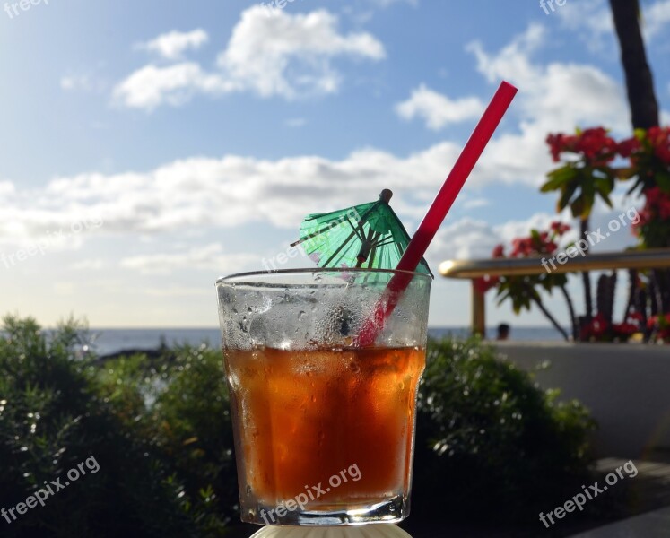 Mai Tai Sky Hawaii Tropical Blue