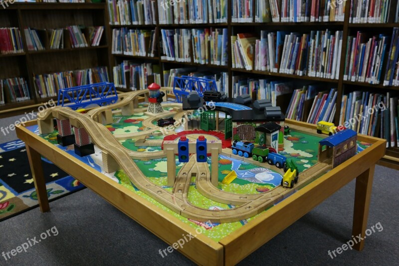 Library Children's Library Toy Play Area Educational