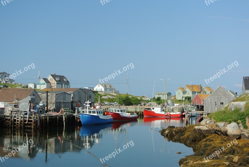 Fishing Village Nova Scotia Peggys