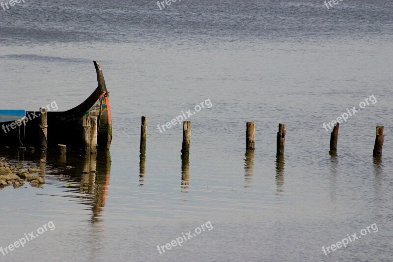 Aveiro Ria De Aveiro Portugal Boat River