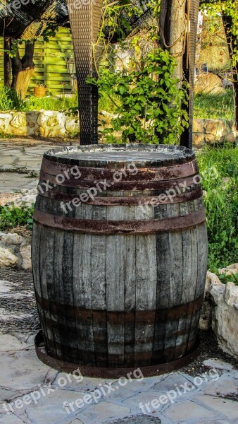 Barrel Wooden Old Storage Wine