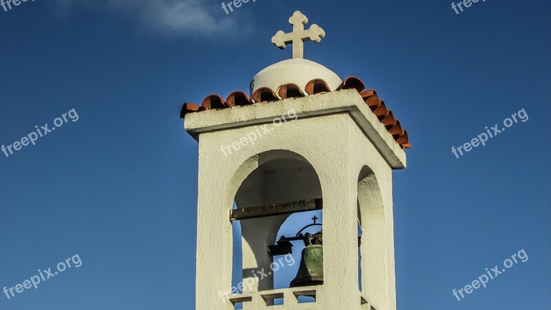 Cyprus Paralimni Ayia Marina Church Belfry