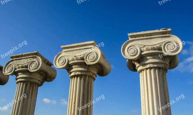 Pillar Capitals Greek Architecture Column Ionic