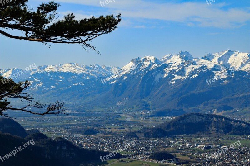 Austria Emsreute Hohenems View Säntis