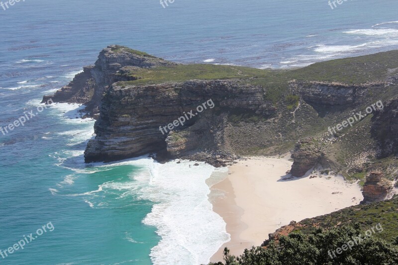 Cape Of Good Hope Breath-taking Blue Green Ocean