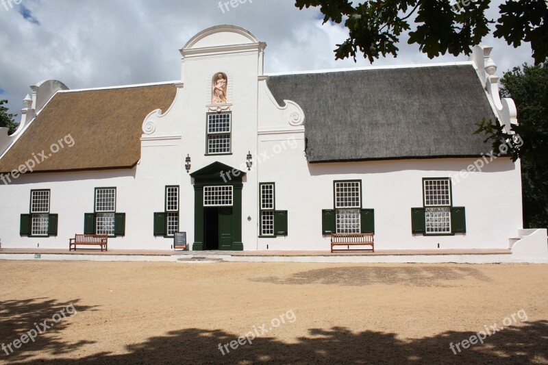 South Africa Winery Manor House Winelands Tourism