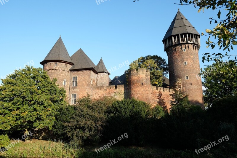 Castle Krefeld Linn Germany Middle Ages