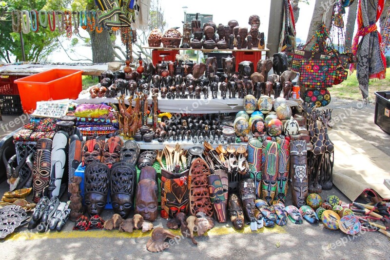 Art Crafts African Market Souvenir