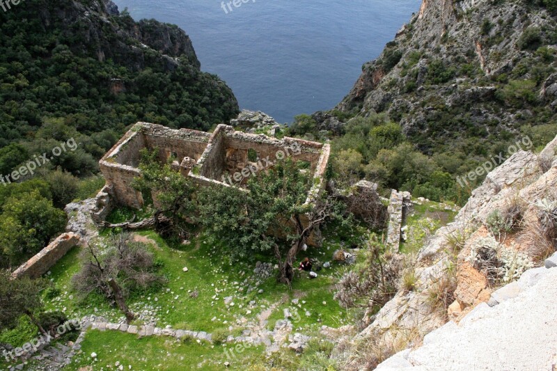 Old Ruins Stone Turkey Building