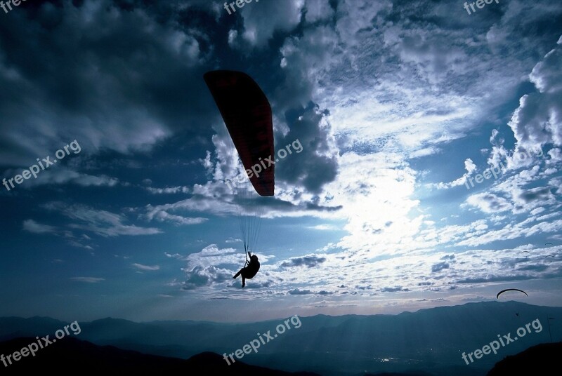 Paragliding Parachute Sky Air Paraglider