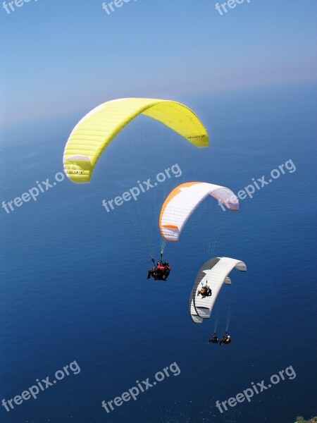 Paragliding Parachute Sky Air Paraglider