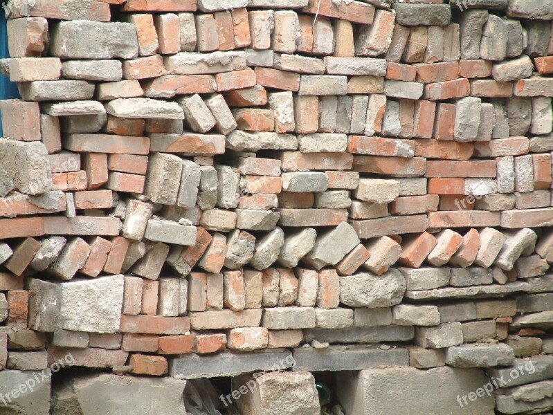 Beijing China Hutong Bricks Patterns