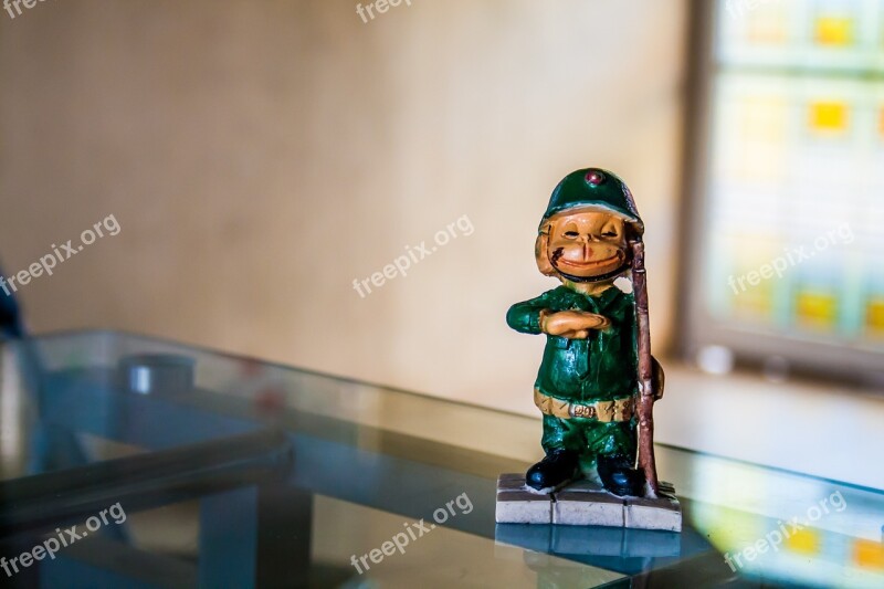 Soldier Snowman Green Toy Free Photos