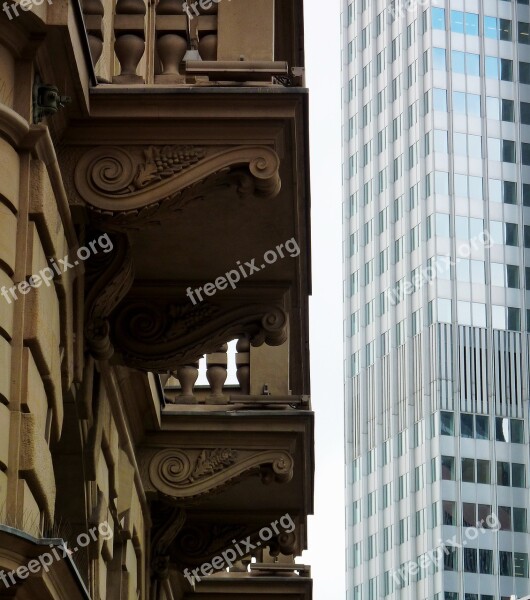 Facade River Frankfurt Building House