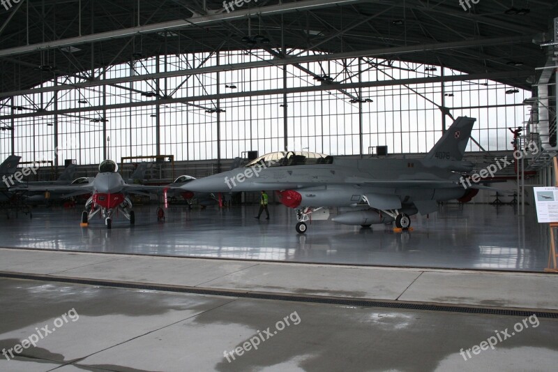 Hangar The Plane The Military Airport Military Parade