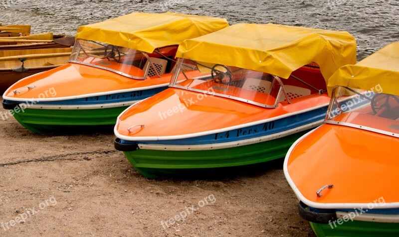 Sea Boat Color Water Shore