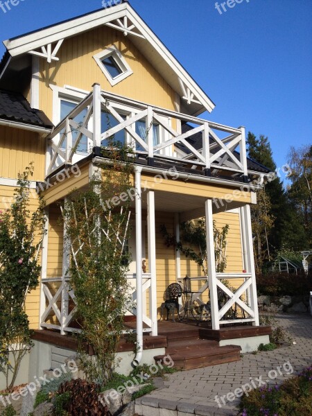 Porch House Facade Free Photos