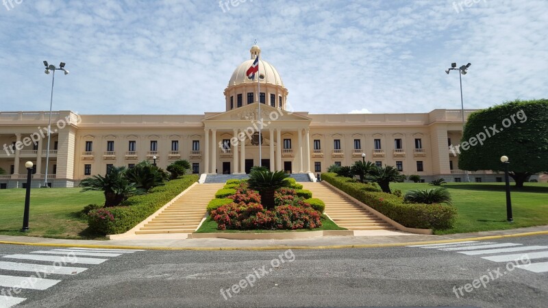 Dominican Republic Presidential Palace Caribbean Santo Domingo Free Photos