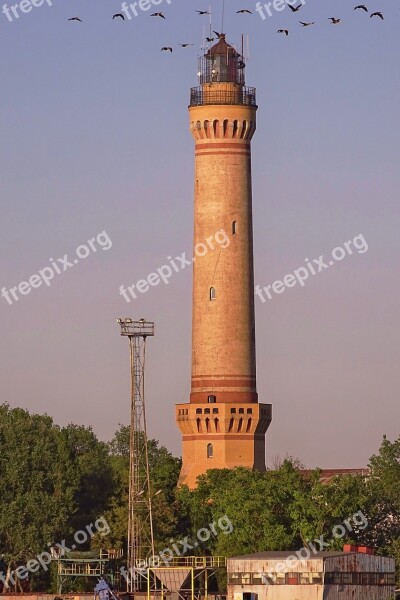 Poland świnoujście Port Tower Lighthouse