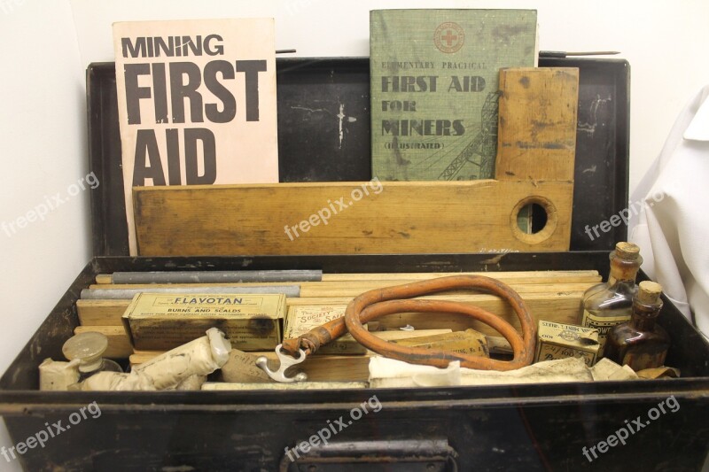 Mine Coal Mine Medical First Aid Antique