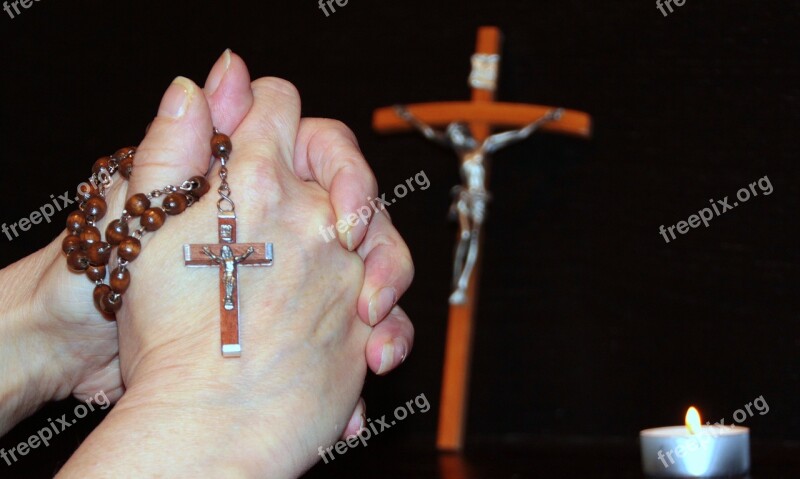 Pray Rosary Faith Graceful Prayer