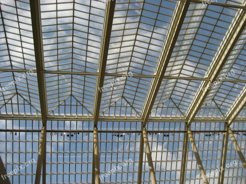 Ceiling Glass Museum Metropolitan City New York