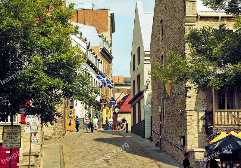 Canada Québec Street Shops Grand Street