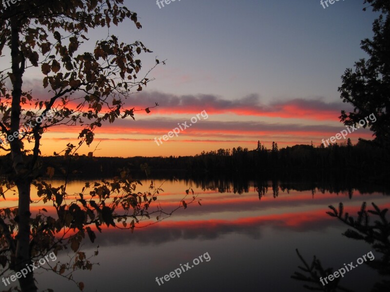 Sunset Nature Summer Beautiful Landscape Natural