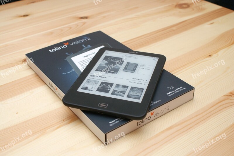 E-book E-reader Tolino Vision2 E-paper Ebook