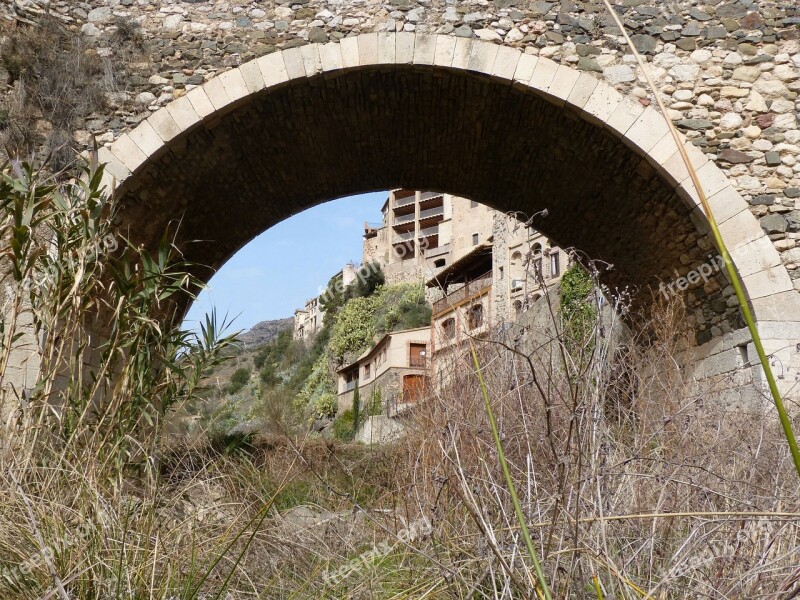 Bridge Arc Landscape Roman Bridge Priorat