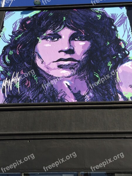 Jim Morrison Music Art Free Photos