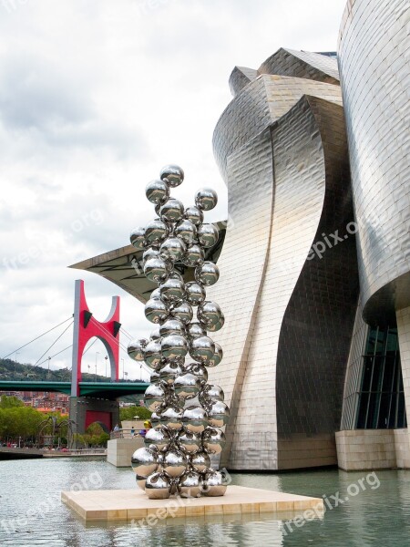 Bilbao Guggenheim Museum Artwork Sculpture