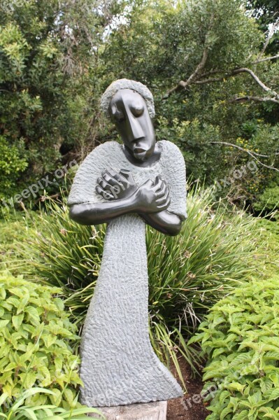 South Africa Cape Town Botanical Garden Kirstenbosch Figure