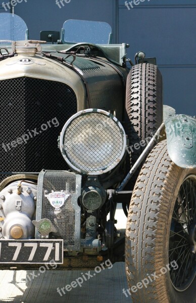 Bentley Vintage Car Racing Car Blower Bentley Tyres