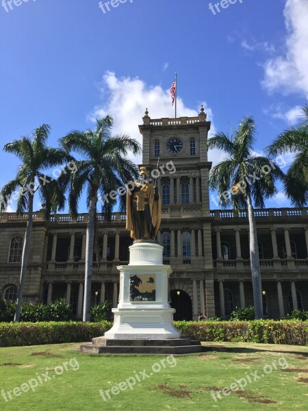 King Kamehameha Image Hawaii Honolulu Free Photos