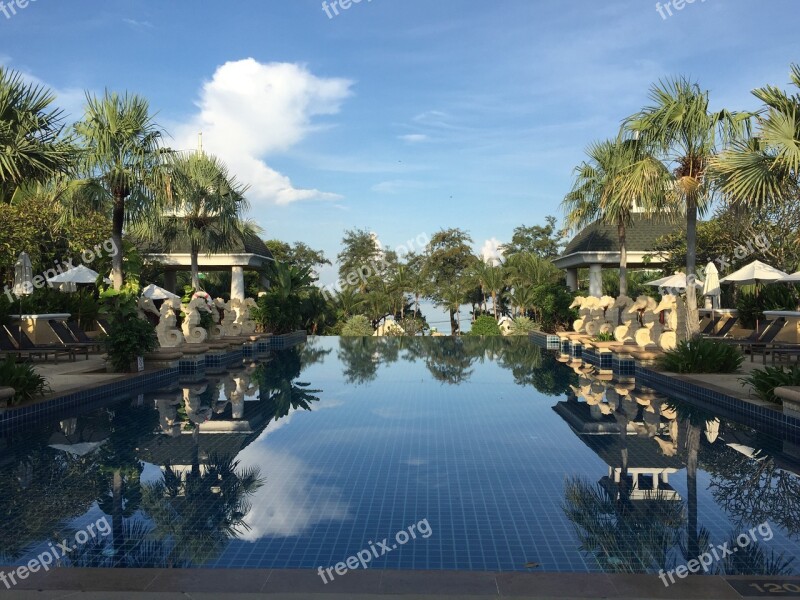 Swimming Pool Phuket Resort Thailand Free Photos