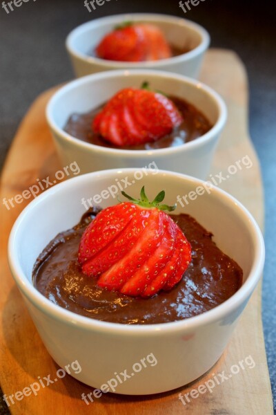 Chocolate Dessert Mousse Free Photos