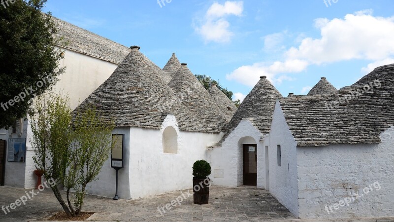 Italy Pouilles Trulli Alberobello Free Photos