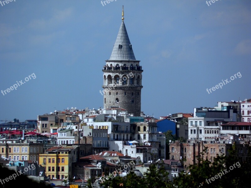 Galata Tower Istanbul Turkey Free Photos