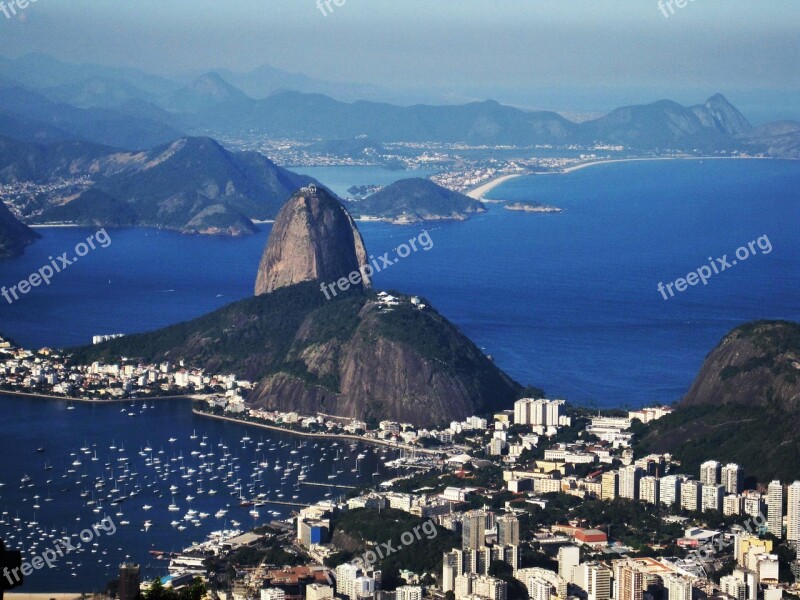 Sugarloaf Views Of The Corcovado Rio Botafogo Stunning