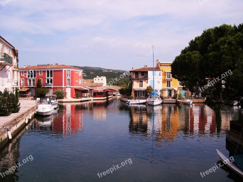 Port Grimaud Port Provencal Venice Channel Water