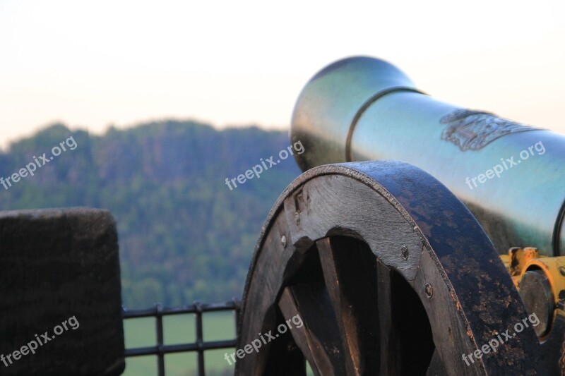 Königstein Bulwark Defense Defense System Imposing